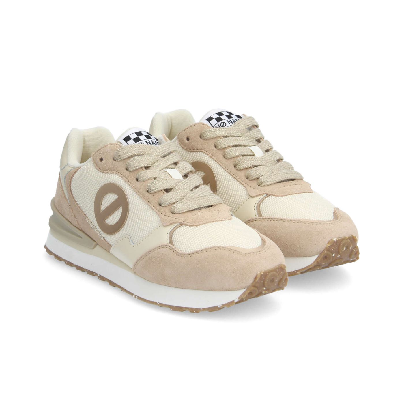 TOVA RUNNER W - SUEDE/MESH/NAPP - BEIGE/BIANCO SPORCO